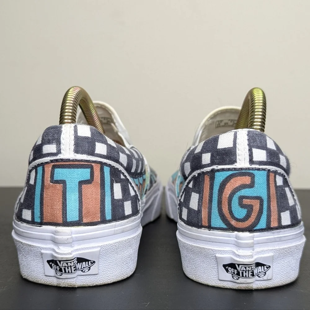 Vans Classic Slip On‎ Philadelphia Eagles Graphic Sneakers Shoes
